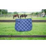 Luxe anatomisch veelzijdigheids zadeldekje met naam | Glitter & borduring